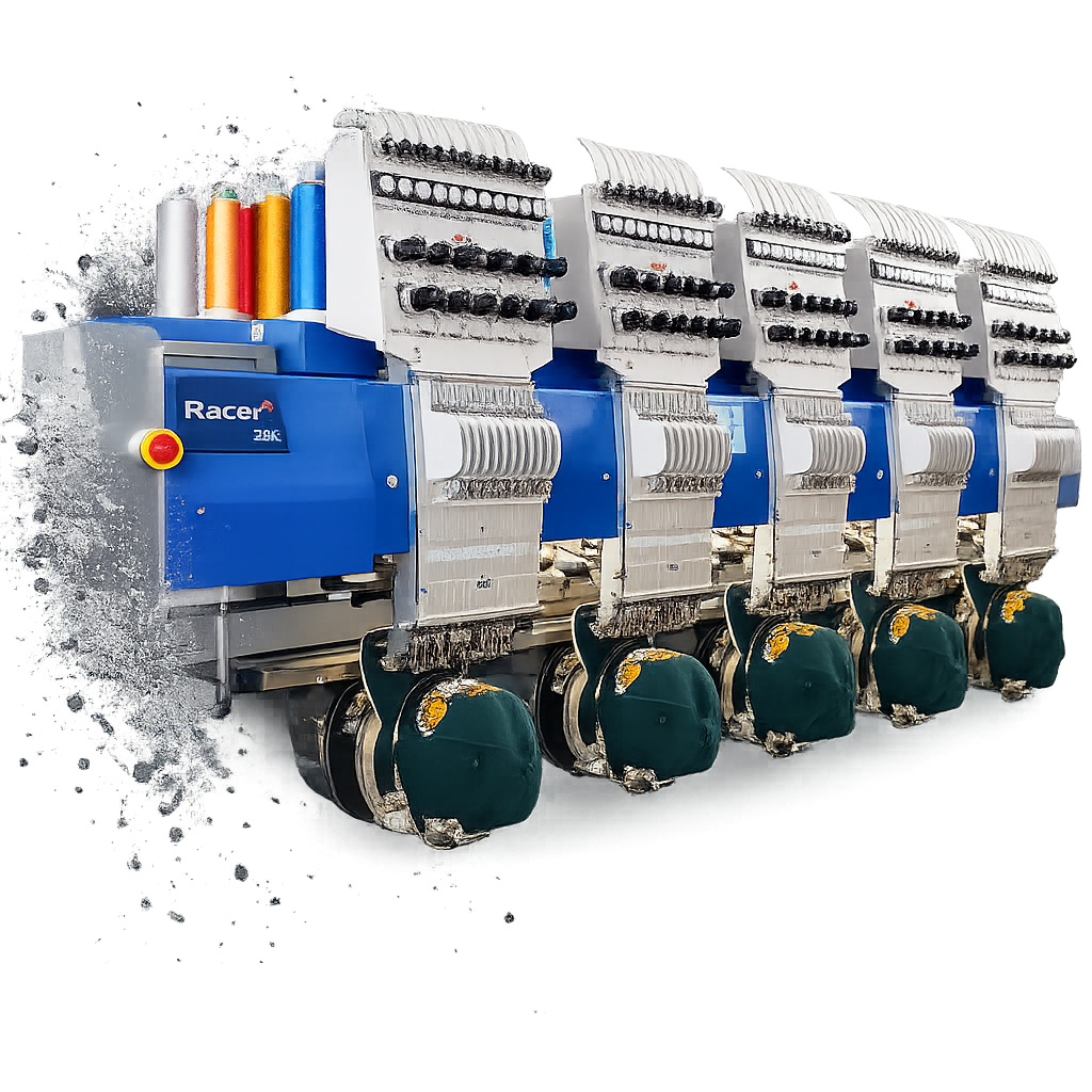 Embroidery machine with Hats